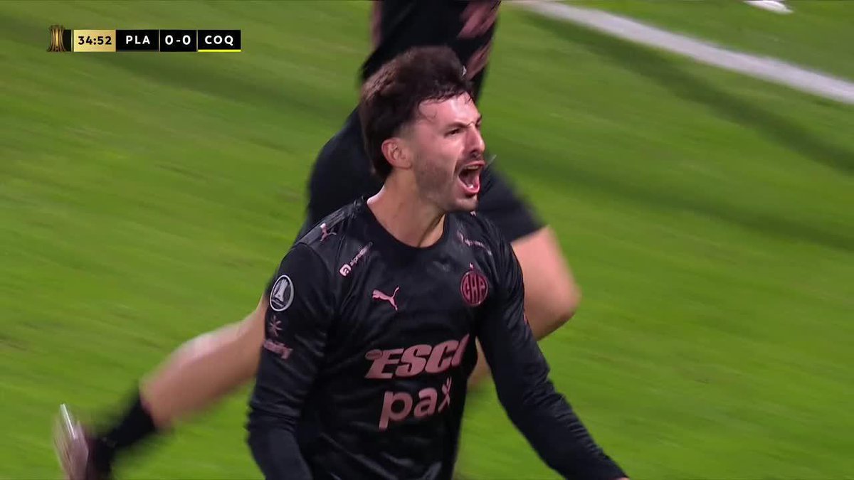 🔥 ¡GOLAZO DE PLATENSE! Saborido tiró un centro perfecto y Luciano Giménez metió un gran cabezazo para el 1-0 sobre Coquimbo en Vicente López. ▶️ Mirá la 🏆 CONMEBOL #Libertadores en el Plan Premium de #DisneyPlus