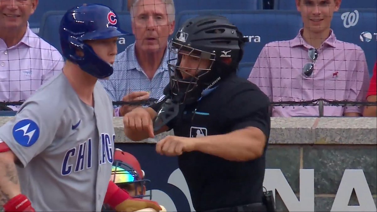 FIRST MLB HITTER FIRST MLB STRIKEOUT 👏 Jackson Kent 👏