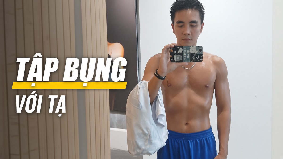 Muốn có múi bụng thì bên cạnh giảm mỡ... Phải tập bụng như một nhóm cơ chính, tập nặng và tăng tiến theo thời gian. Mọi người có đang tập bụng hem?