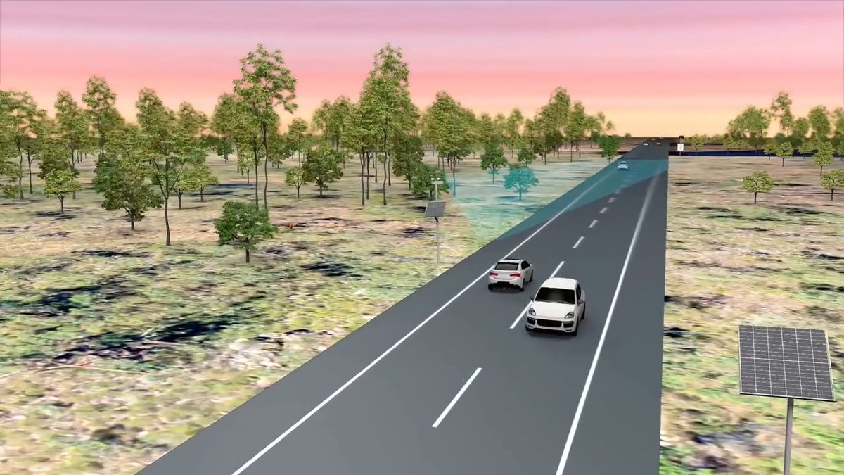 We're trialling AI animal detection and smart signage system to limit wildlife-vehicle strikes 🦘 Animals are detected and drivers are notified through smart road signage that lights up to warn of animals ahead. Post trial the tech could be rolled out to other locations 👏