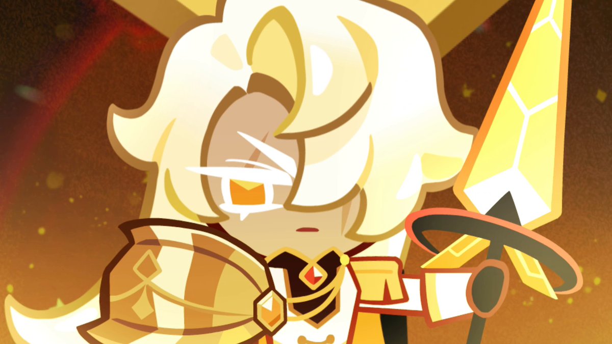 "For the Allulose Empire, which outshines the sun itself!" 🍯🐝✨ From a gilded podium, the Supreme Commander of the Allulose Empire directs swarms of worker bees at will. Devoted to the brightest Emperor in the cosmos, Helios Honey Cookie has arrived!