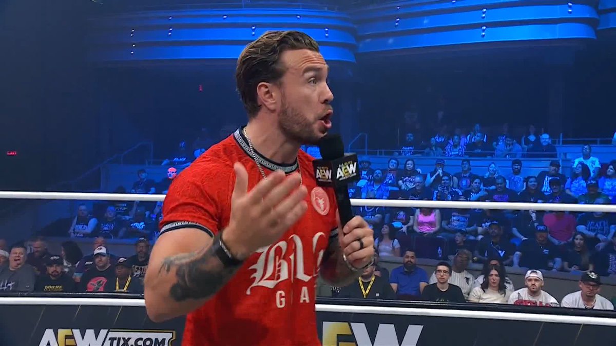 Hoping for his #AEWAllIn London opponent Kenny Omega, Will Ospreay • ウィル・オスプレイ instead was confronted by The Invisible Hand! Watch #AEWDynamite LIVE on TBS & HBO Max