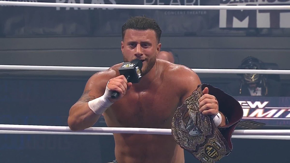 After winning the #2 Spot in the Casino Gauntlet at #AEWAllIn London, Maxwell Jacob Friedman™️ sends a message to Andrade “El Idolo” The Real Latino Man!, Kenny Omega & Will Ospreay • ウィル・オスプレイ! Watch #AEWDynamite LIVE on TBS & HBO Max