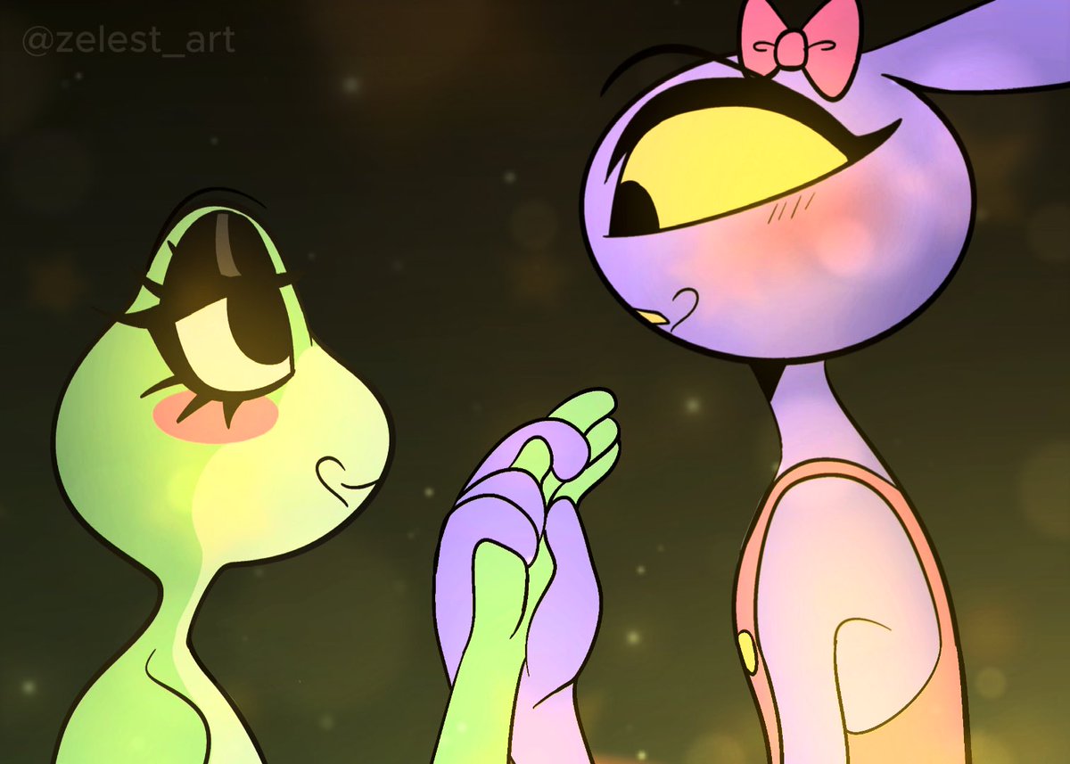 Something very homosexual would have happened 🎀🐰🐸💕 #tadc #ribbitrabbit #tadcjax #tadcribbit #ribbit #jax