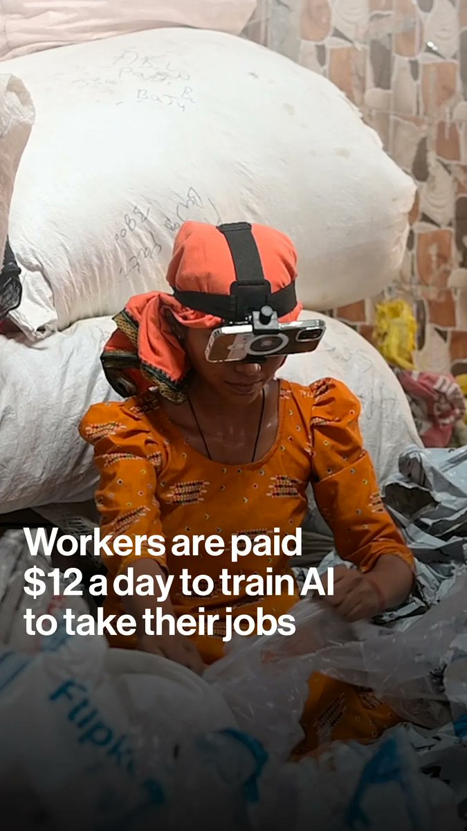 Before robots can take over our jobs, they first need to learn how humans move. With cameras strapped to their foreheads, blue-collar workers in India are training humanoid robots by filming how they use their hands in what might be AI's latest gold rush
