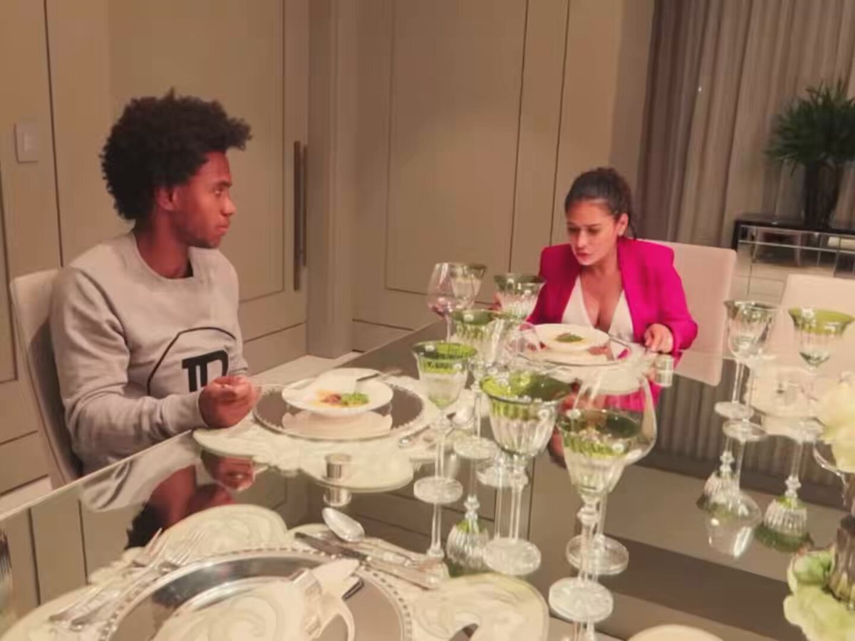 O dia em que Simone Mendes foi jantar na casa do jogador Willian e se assustou com a quantidade de comida: “Esse pouquinho?” 😂