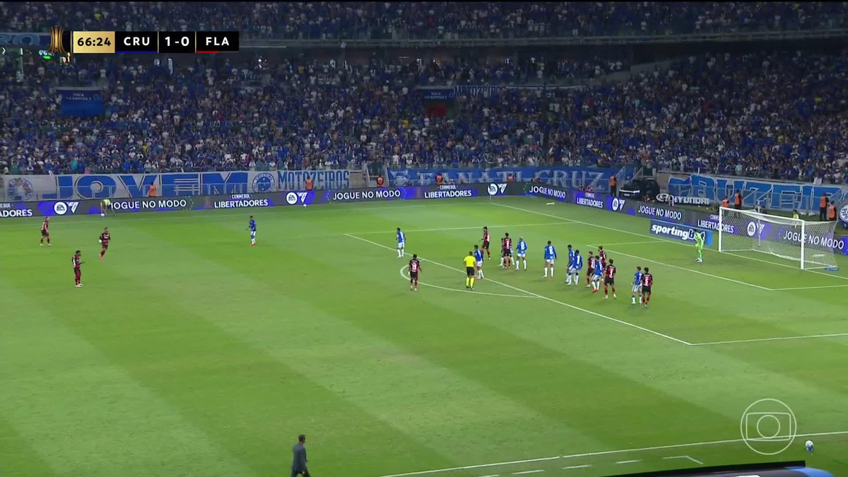 O gol de Paquetá! Cruzeiro 1x1 Flamengo! 🎥 TV Globo | ge