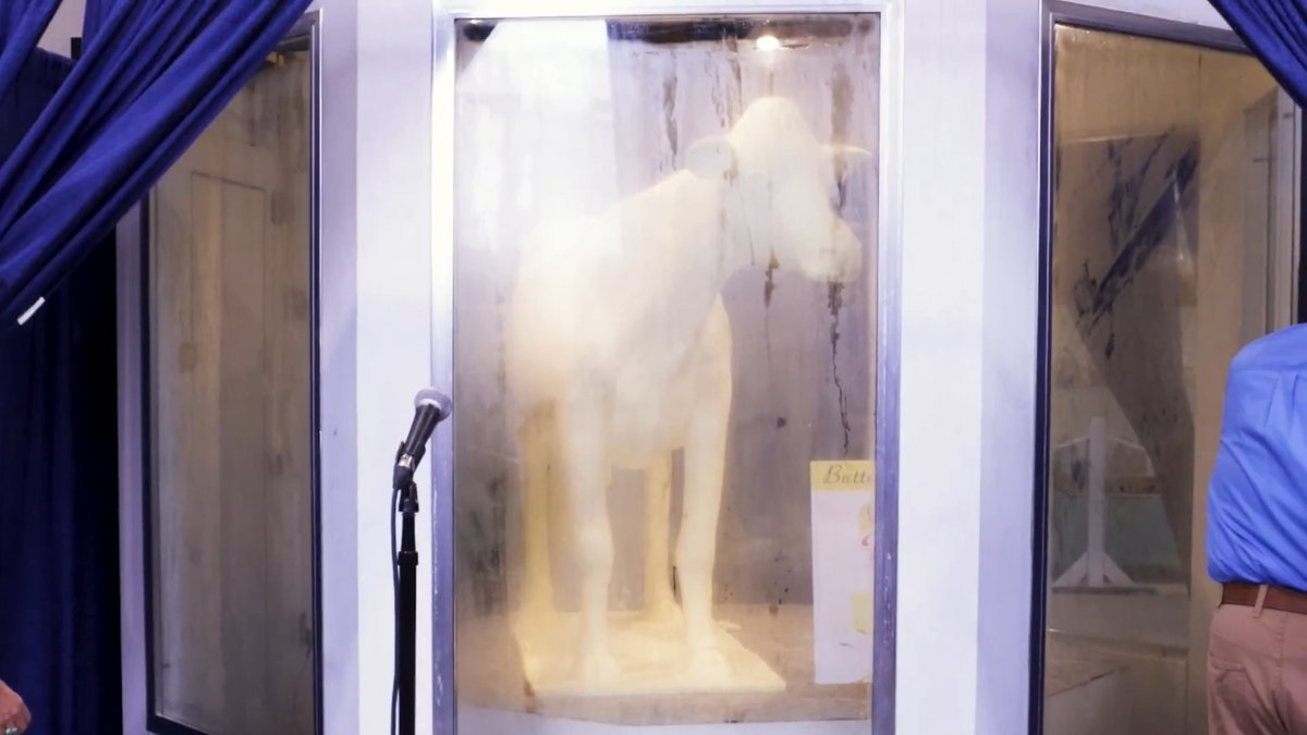 Kicking off the Illinois State Fair in legend-dairy fashion with the 106th Butter Cow. Can’t wait to see you all for the official opening tomorrow.