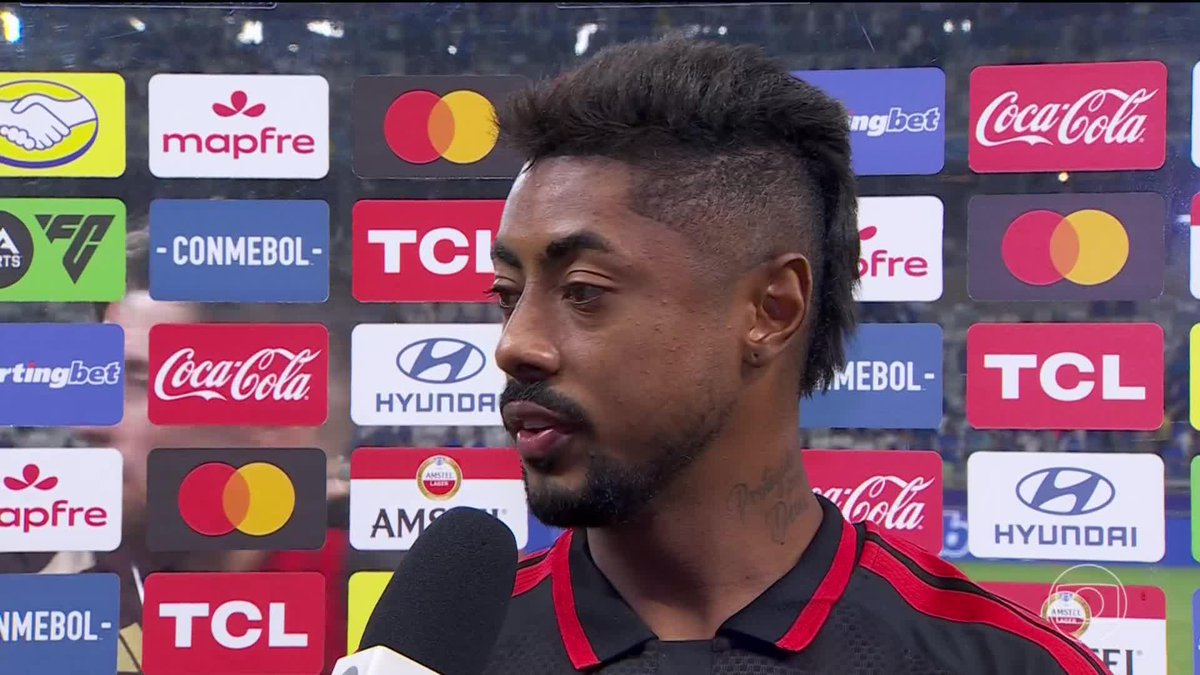 Bruno Henrique, após Cruzeiro 1 x 1 Flamengo, jogo de ida das oitavas da Libertadores: "Hora nenhuma a gente deixou de buscar os gols".