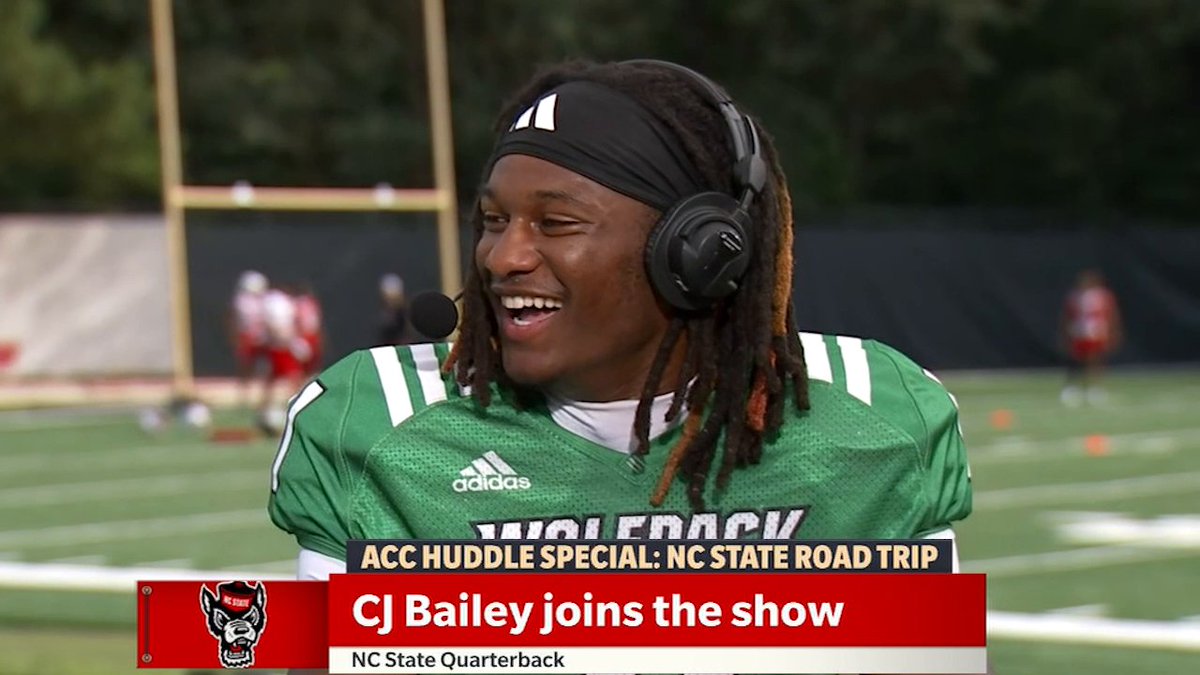 "I love NC State ... I love this city, I love the fans. I love everything about it." CJ Bailey is ready for year 3 as QB1 of NC State Football 🐺
