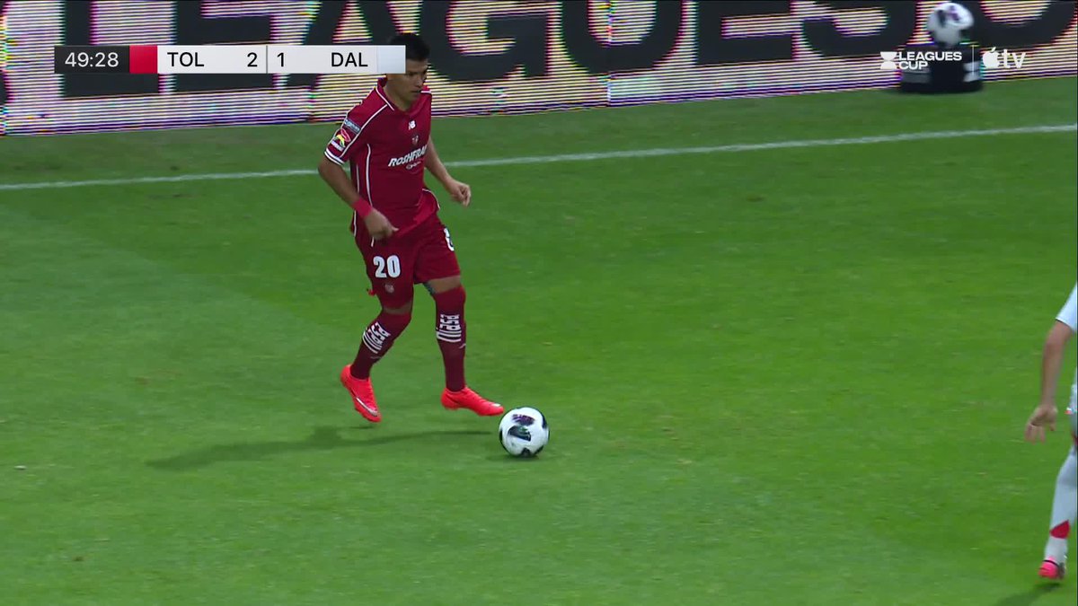 Señor golazo de Guti Erick Gutiérrez sacó un zapatazo y pone el tercero para Toluca FC #LMXLC2026 | #TOL | #J3 Ve la Leagues Cup 2026 en vivo en Imagen Televisión y Apple TV