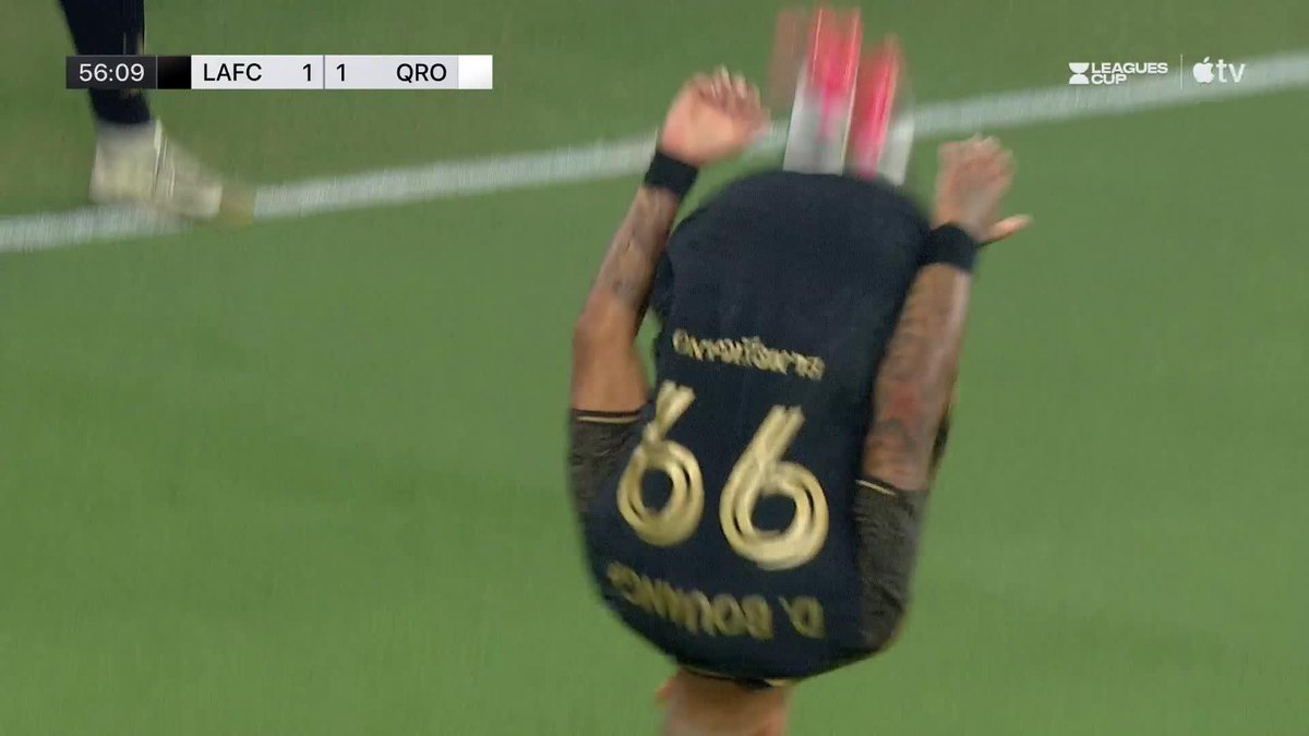 LAFC on level terms with Querétaro! ⚖️ Denis Bouanga scores his 15th Leagues Cup goal. 📺 Apple TV: