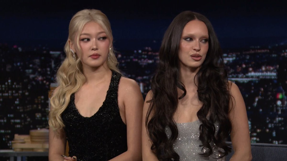 .KATSEYE reflects on winning an AMA, being nominated for a GRAMMY, and performing at the GRAMMYS & Coachella all in the last twelve months! #KATSEYEonFallon #FallonTonight