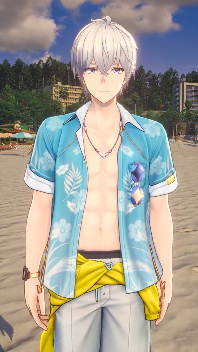 Closer look at Nanally, Mint &amp; Male MC summer outfits! #NTE #NevernessToEverness
