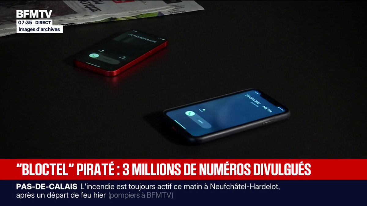 Le service antidémarchage "Bloctel" a été piraté, 3 millions de numéros divulgués