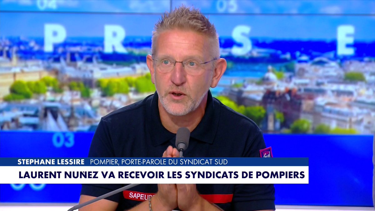 Le pompier et porte-parole du syndicat Sud, Stéphane Lessire, s'exprime sur la sécurité civile des Français : «Si on perd le volontariat, on est morts», dans #HDProsEte Toute l'info est à retrouver sur