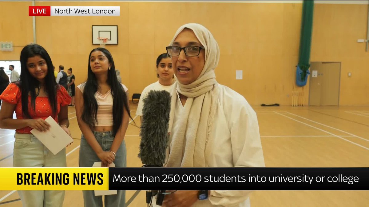 The results are in... Sky's Anjum Peerbacos speaks to two sets of twins as they open their results and discuss what they plan to do next. Live blog:
