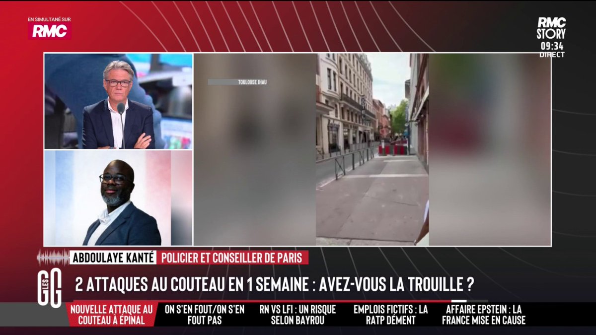 🔴 Attaques au couteau : avez-vous peur ? 📞 Abdoulaye Kanté : "Le problème, c’est que le couteau est une arme très facile à se procurer. On fait aussi face à un problème de santé mentale : il y a énormément de personnes errantes et armées" #GGRMC