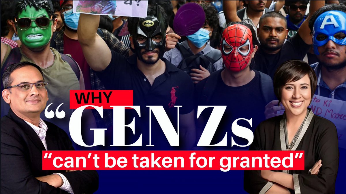 Failing to Read the Writing on the Gen Z Wall? - Yashwant Deshmukh 🇮🇳 has a new survey on what 18-35 year olds want to vote on- Education, Jobs top the list, Caste identity is much less important, Issues bigger than personality- Must watch in full here