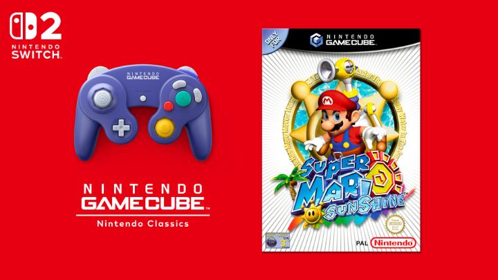 Rogamos a los suscriptores de #NintendoSwitchOnline + Paquete de expansión con destino a Isla Delfino que se dirijan a la consola Nintendo Switch 2 más cercana. 🛫 ¡Super Mario Sunshine, un juego de plataformas en 3D, ya está disponible en #NintendoGameCube – Nintendo Classics!