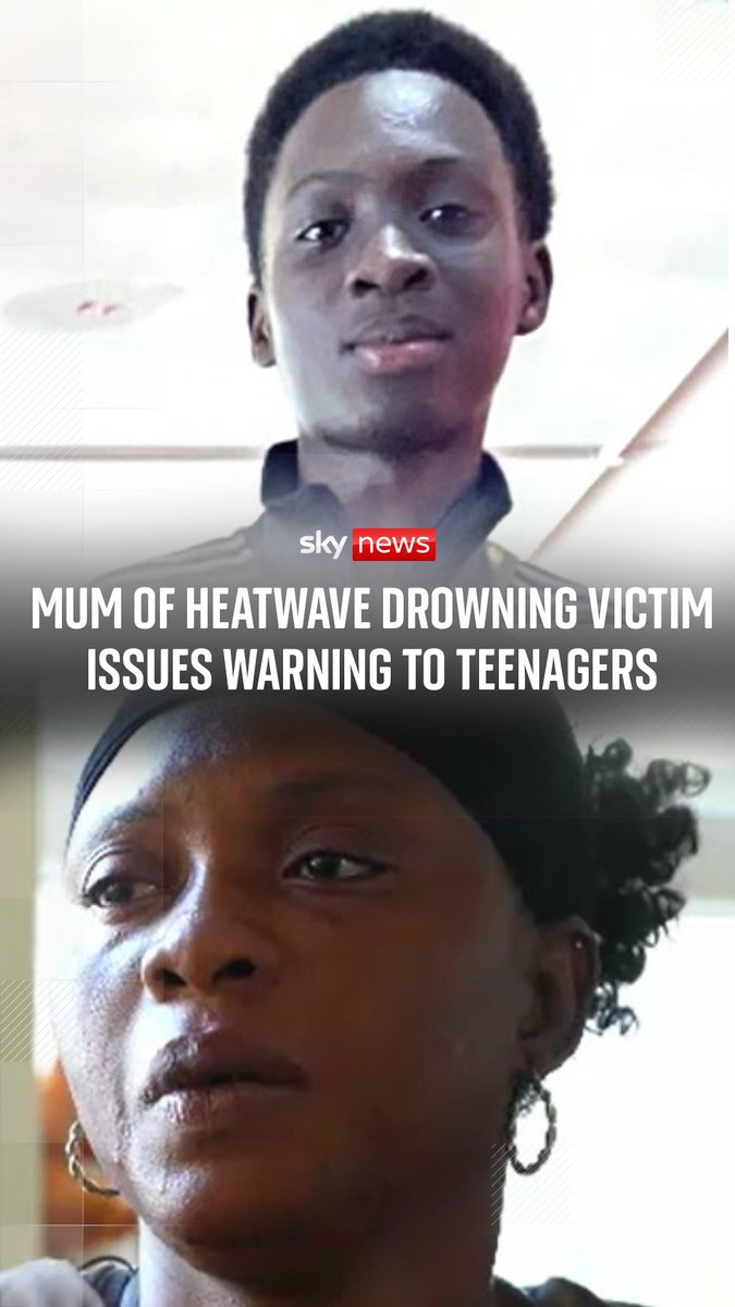 Kaddy Ceesay, the mother of 16-year-old Muhammed Secka who drowned in a lake in South Yorkshire during a heatwave in May, spoke exclusively to Sky's Katie Barnfield. She said she believes the lake remains unsafe. Tap the link for more on Sky News:
