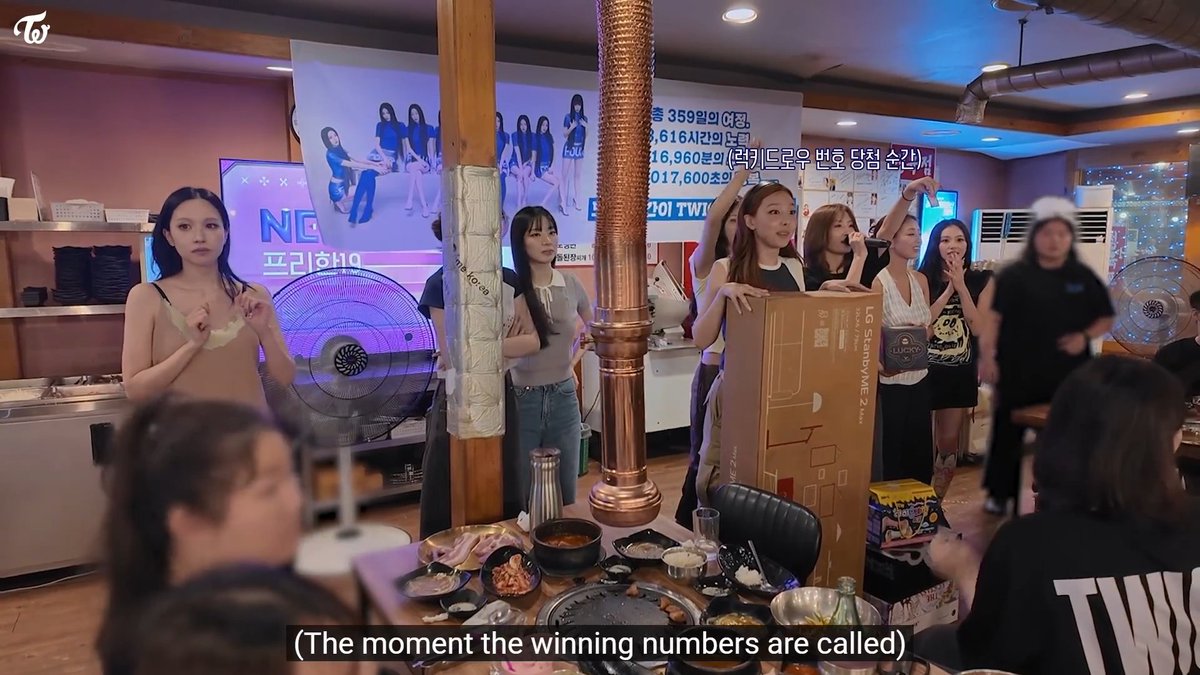 TWICE prepared a lucky draw event for all of TEAM TWICE with each member buying multiple gifts using their own money, they're so excited celebrating the end of the tour 🥹
