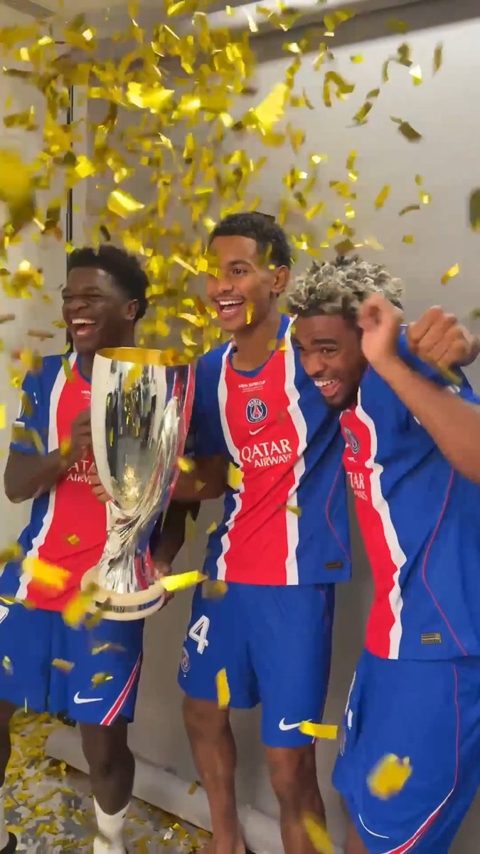 Wait for the confetti cannon 😅🎊 #SuperCup