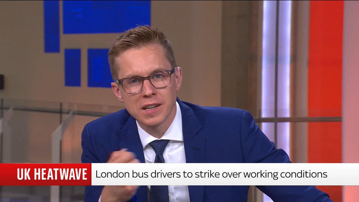 Bus drivers in London are set to go on strike over hot working conditions as the UK suffers another heatwave. The Unite union said more than 1,500 Arriva North London bus drivers were taking industrial action on Friday and several other days. Latest: