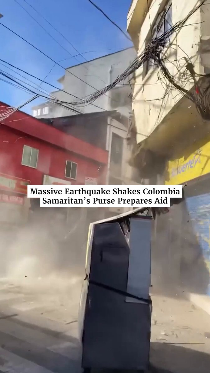 .Samaritan's Purse is sending an airlift of relief supplies to help earthquake survivors in Colombia. #Pray
