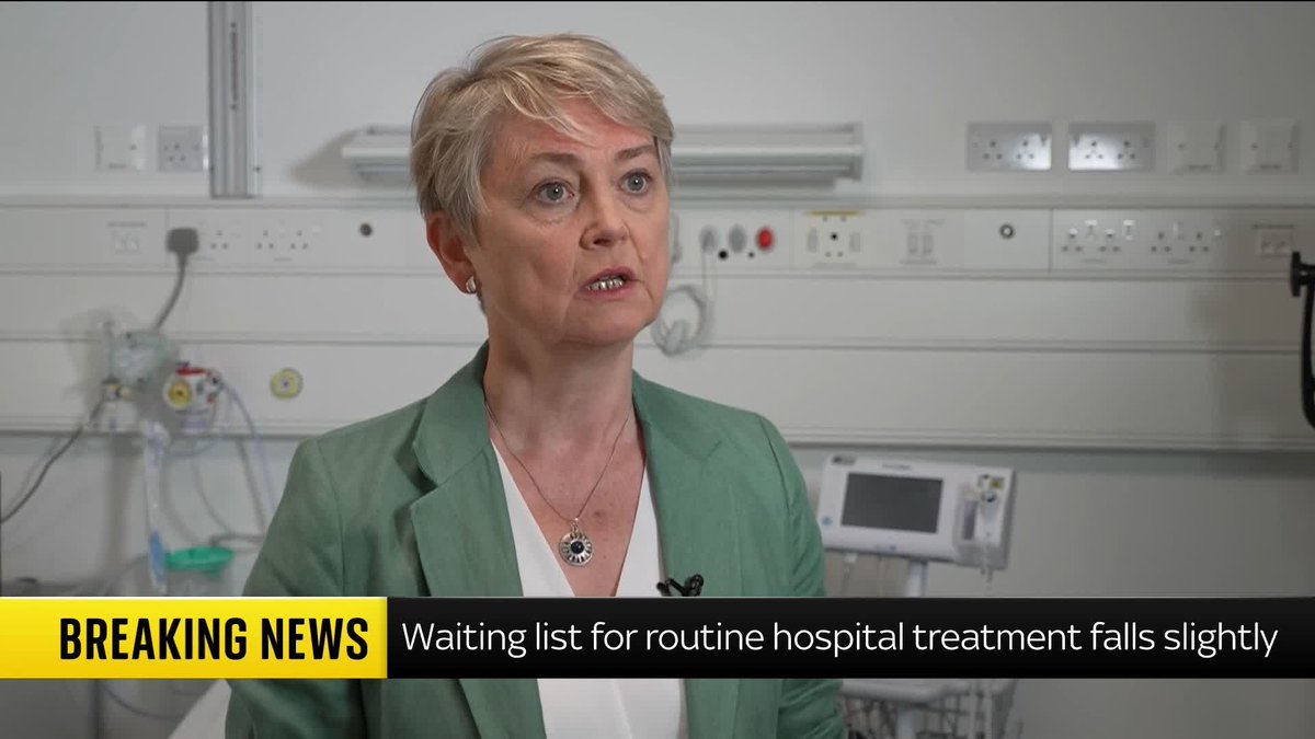 BREAKING: A record 2.5 million people visited A&E last month amid two heatwaves, latest NHS figures show. Heath Secretary Yvette Cooper said 'the heat is impacting our NHS' and staff, particularly those in 'older hospitals'. Latest: