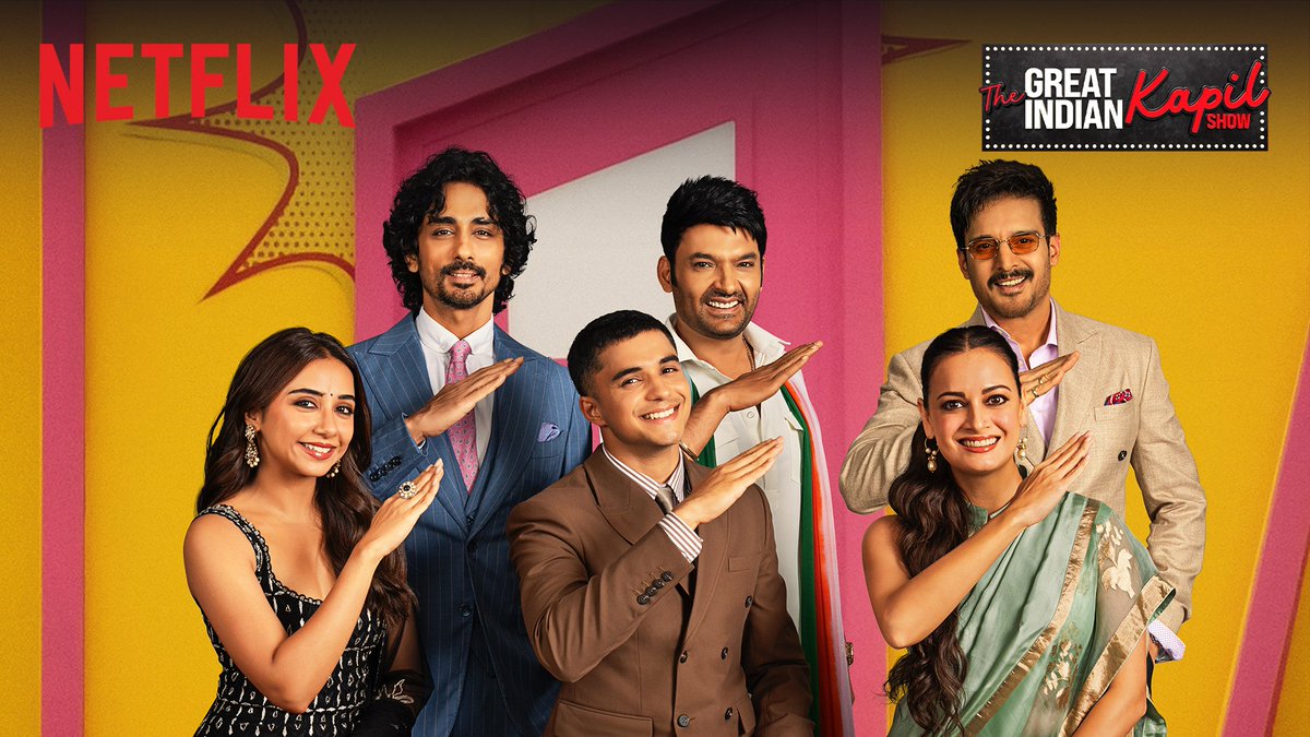 Sortie ke baad thodi masti toh banti hi hain 🥳🛩️ Watch The Independence Day Special of The Great Indian Kapil Show, out 15 August, only on Netflix!