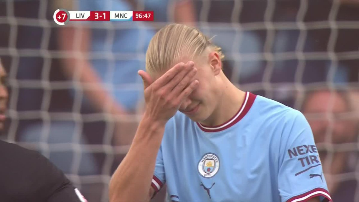 They all doubted Haaland after this miss..