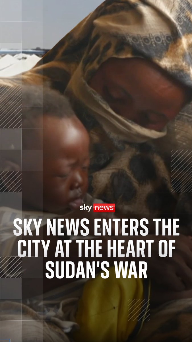 Sky's Yousra Elbagir entered the city of El Obeid in Sudan, to understand how people are surviving in the most important frontline state of this war. 🔗 Watch the full report here or visit the Sky News YouTube channel: