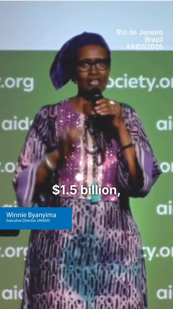 Every person has the right to health. Every person deserves dignity. Last year saw the sharpest drop of global aid, including to HIV programmes. Yet, it remains within our reach to end AIDS as a public health threat — if we have the courage to match science with justice, innovation with equity, national leadership with global solidarity. 🔗