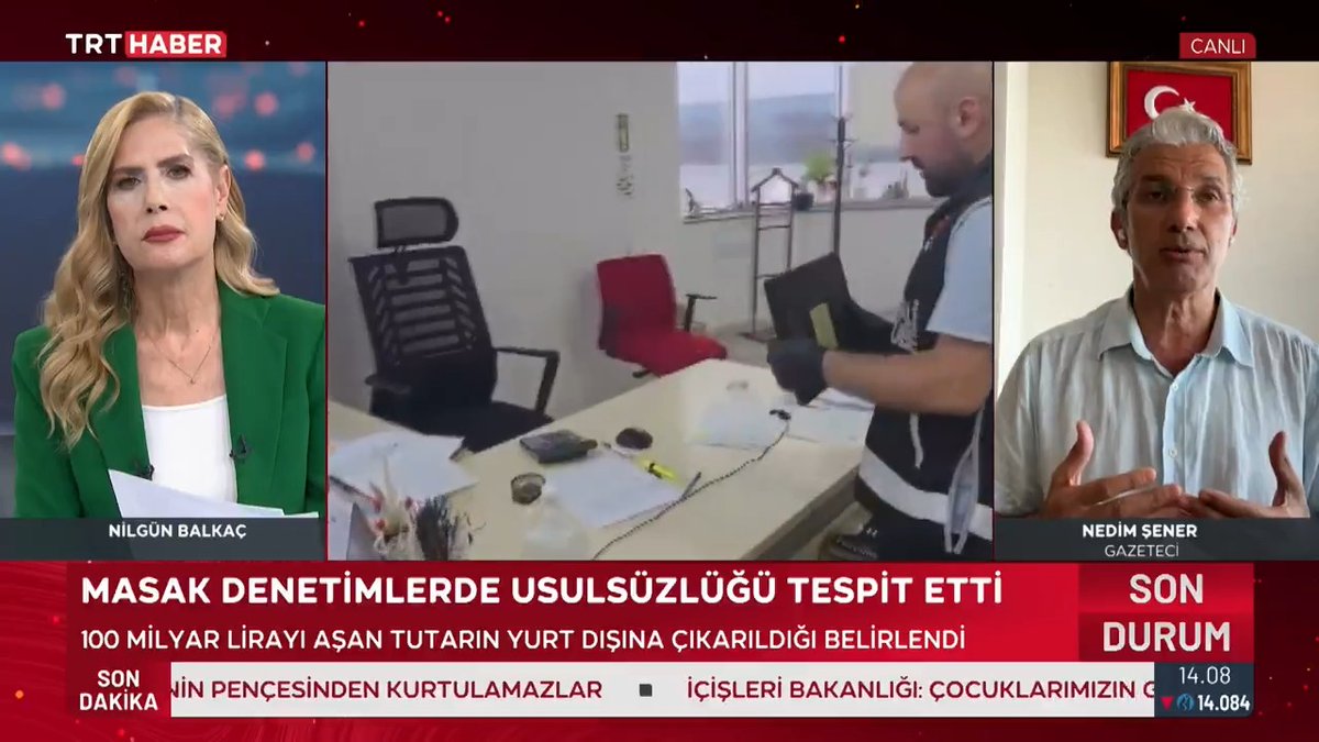 "İsmi ortaya çıktığında firari FETÖ'cüler, özellikle elebaşları bir anda Alihan Kuriş'i savunmaya geçiyorlardı. Bugün yapılan operasyonda FETÖ'den bildiğimiz yöntemleri aslında etkili bir şekilde kullandığını görüyoruz." Nedim Şener – Gazeteci