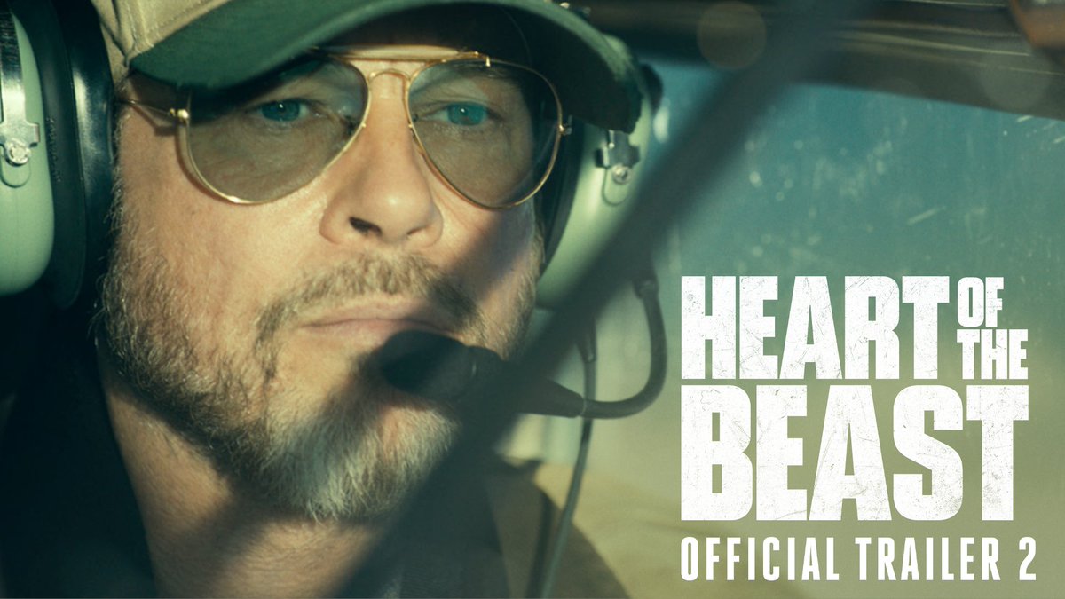 New trailer for David Ayer's ‘HEART OF THE BEAST’, starring Brad Pitt. The survival thriller follows a former soldier &amp; his dog who battle for survival after a plane crash in the wilderness. In theaters on September 25.
