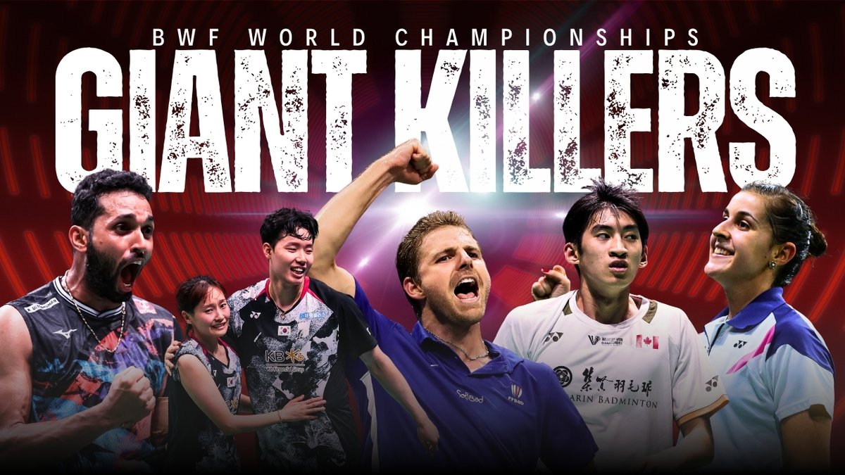 When the underdogs took down the favourites. 😱 These are some of the biggest giant killers at the #BWFWorldChampionships.