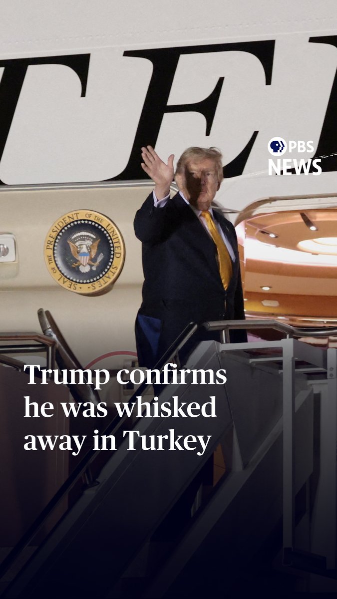President Donald Trump confirmed Tuesday that he was whisked away from Air Force One in a catering truck at the Secret Service's direction last month as he departed the NATO summit in Turkey. He downplayed the risk to those he left on the original plane while he flew on a separate one. The New York Times reports that credible threats against the president included someone spotted near the NATO summit with a shoulder-fired surface-to-air missile and that the Iranians even knew the floor of the hotel where Trump was staying.