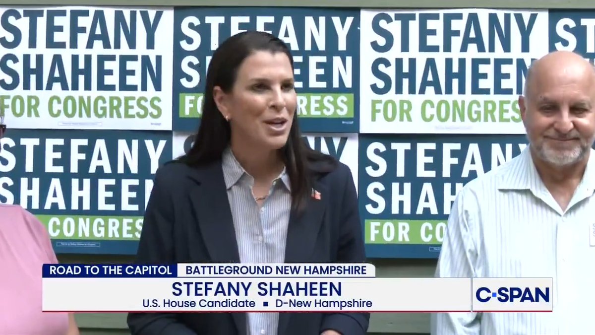 U.S. House candidate Stefany Shaheen (D) on green home-ownership and investing in renewable sources of energy like solar energy: "The sun is not getting stuck in the Strait of Hormuz."