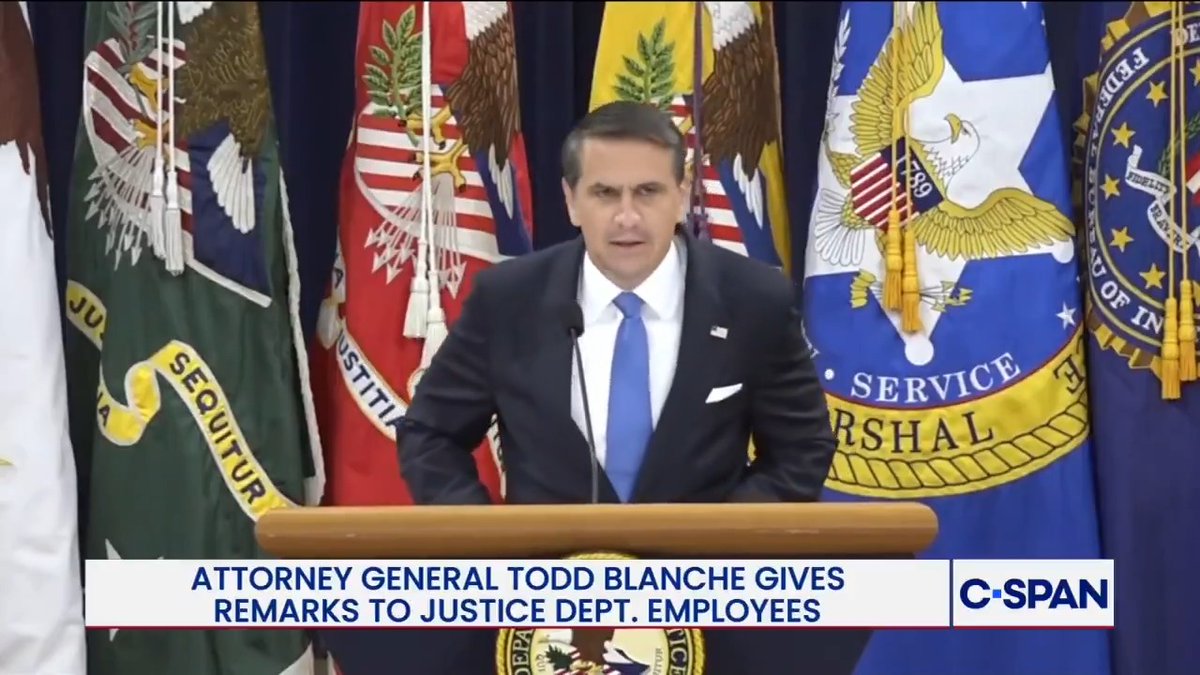 Attorney General Todd Blanche on working with people of different political backgrounds: "I think disagreement is the only way we make the best decisions as a department."