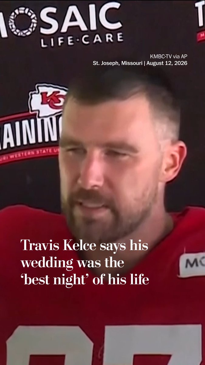 Just over a month ago, celebrities descended upon Madison Square Garden for Taylor Swift and Travis Kelce’s wedding. At training camp with the Kansas City Chiefs this week, Kelce described the wedding as the “best night” of his life. Read more: