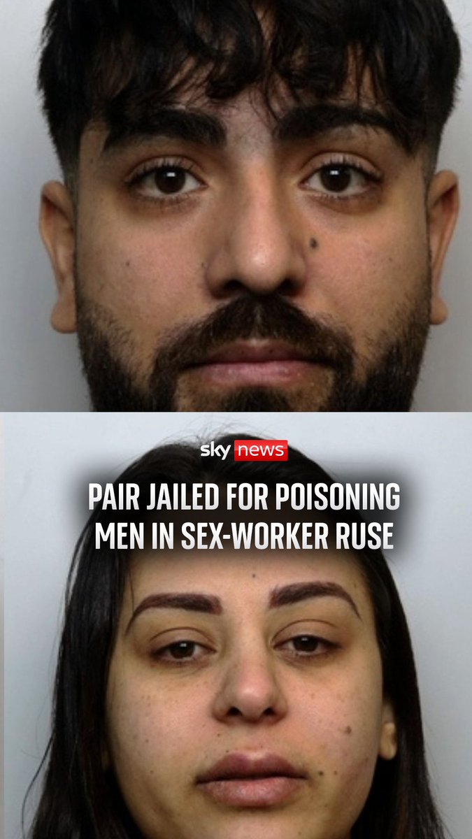 A man and woman have been jailed for 17 years each after fatally drugging two men, while the woman pretended to be a sex worker and spiked their drinks with gamma-butyrolactone (GBL). Read more: