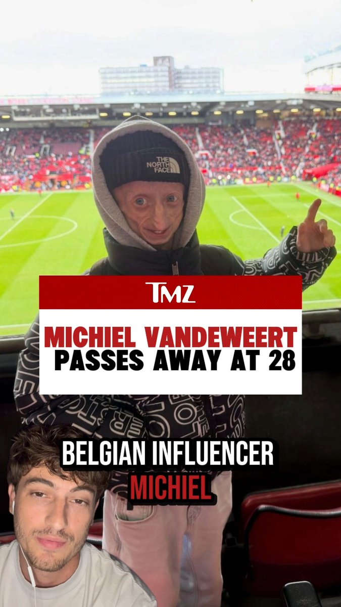 Belgian influencer Michiel Vandeweert has died at 28 after living with progeria, a rare genetic condition. He defied the odds and inspired many along the way. ❤️