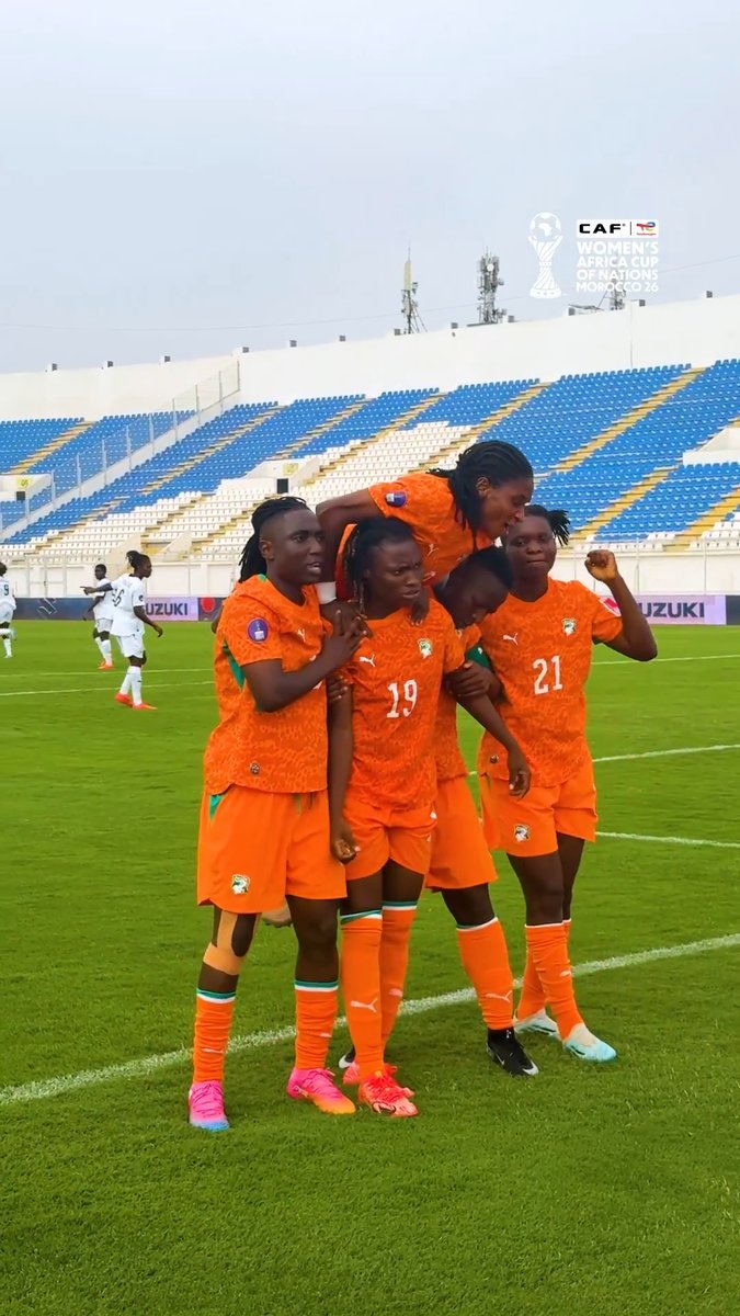 Konan puts Côte d’Ivoire in front from the spot! 🇨🇮🔥 #TotalEnergiesWAFCON2026