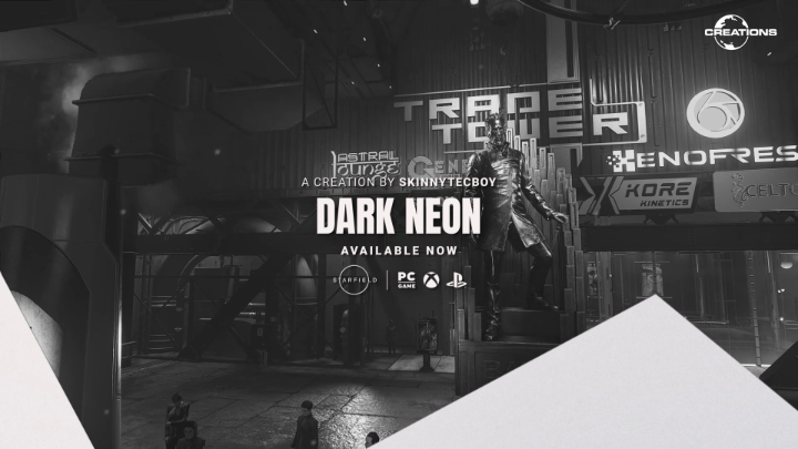 Meet the mysterious smuggler and ex-Freestar soldier Jayson Lux in Dark Neon, a quest Creation by skinnytecboy. Available now in the Creations menu: