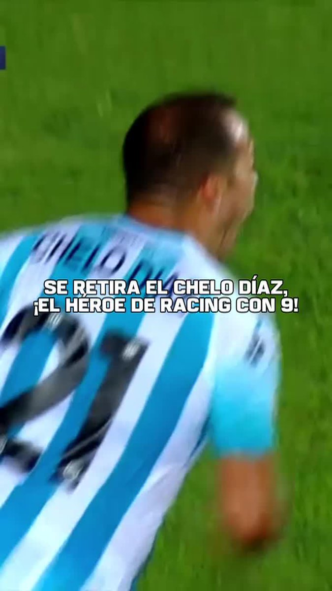 ¡SE RETIRA EL CHELO DÍAZ! A los 39 años, el chileno anunció que le pone punto final a su carrera futbolística. Será recordado por siempre como el HÉROE de RACING en el clásico de Avellaneda que le ganó ¡con 9! a Independiente en 2020.