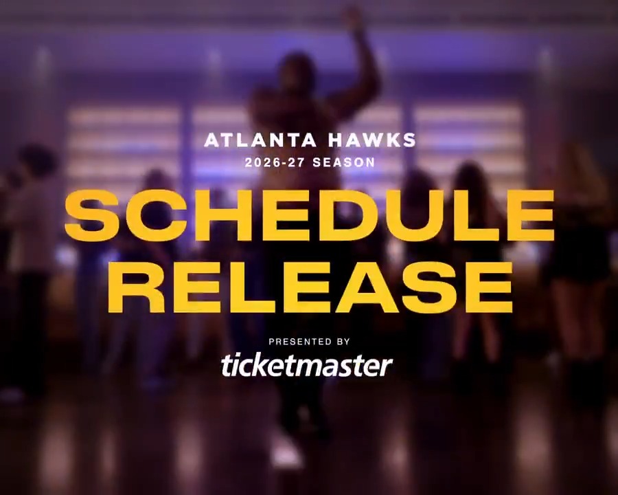 Atlanta vs. Everybody 🪩 26-27 Schedule is here ‼️ Presented by Ticketmaster