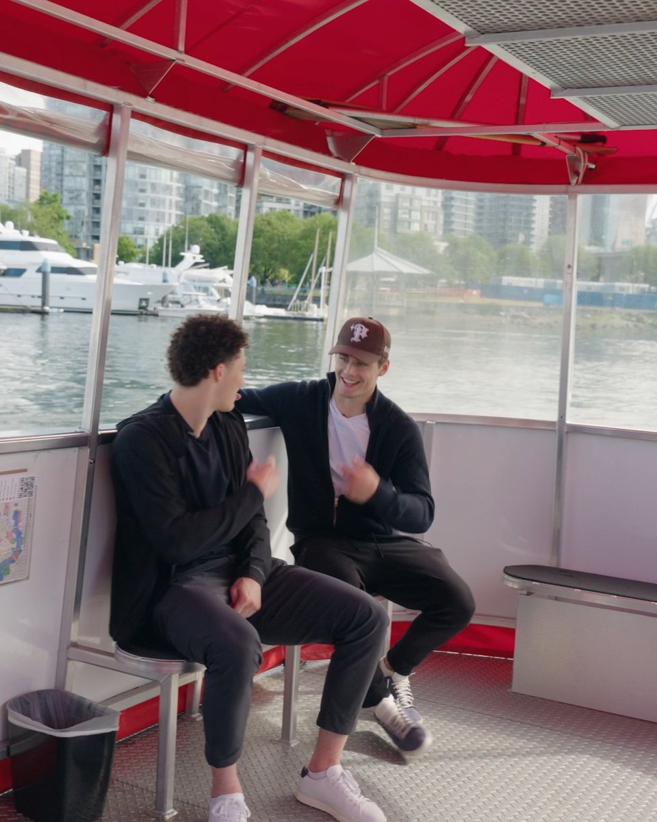 A new city. A new chapter. 👀 Caleb Malhotra and Niklas Aaram-Olsen take you around Vancouver. Full video now on #Canucks YouTube. Watch ➡️