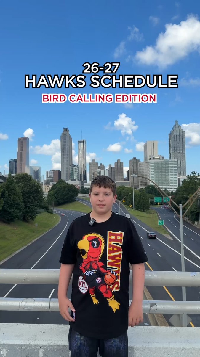The schedule is (bird) calling 🗣️