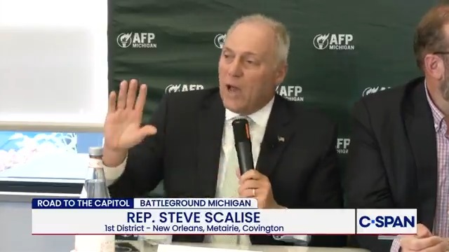 .Steve Scalise (R-LA) on the progressive wing of the Democratic party: "It used to be Republican versus Democrat and then most issues, both parties were pretty similar... Right now, the Democrat party's been taken over — I call it the Bolshevik Revolution."